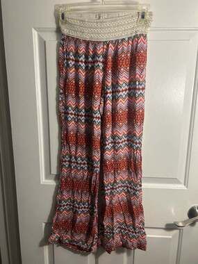 Rue 21 Chevron Knit Palazzo Pants Size XS